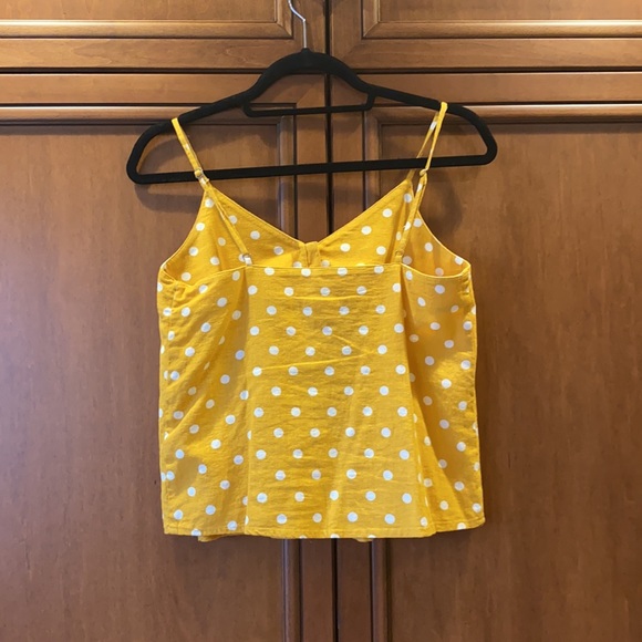 Abound Yellow and white polkadot tank - Picture 6 of 8